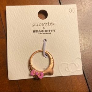 Hello Kitty x puravida Ring NWT